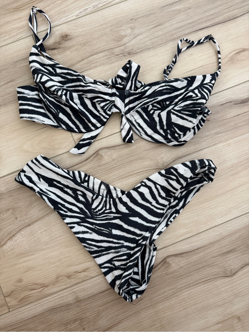 Skatie Zebra Print Bikini